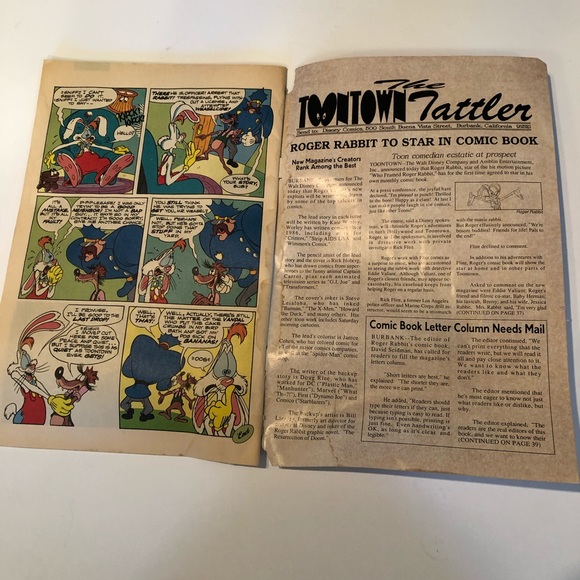 1990s Roger Rabbit comic book - Picture 6 of 7